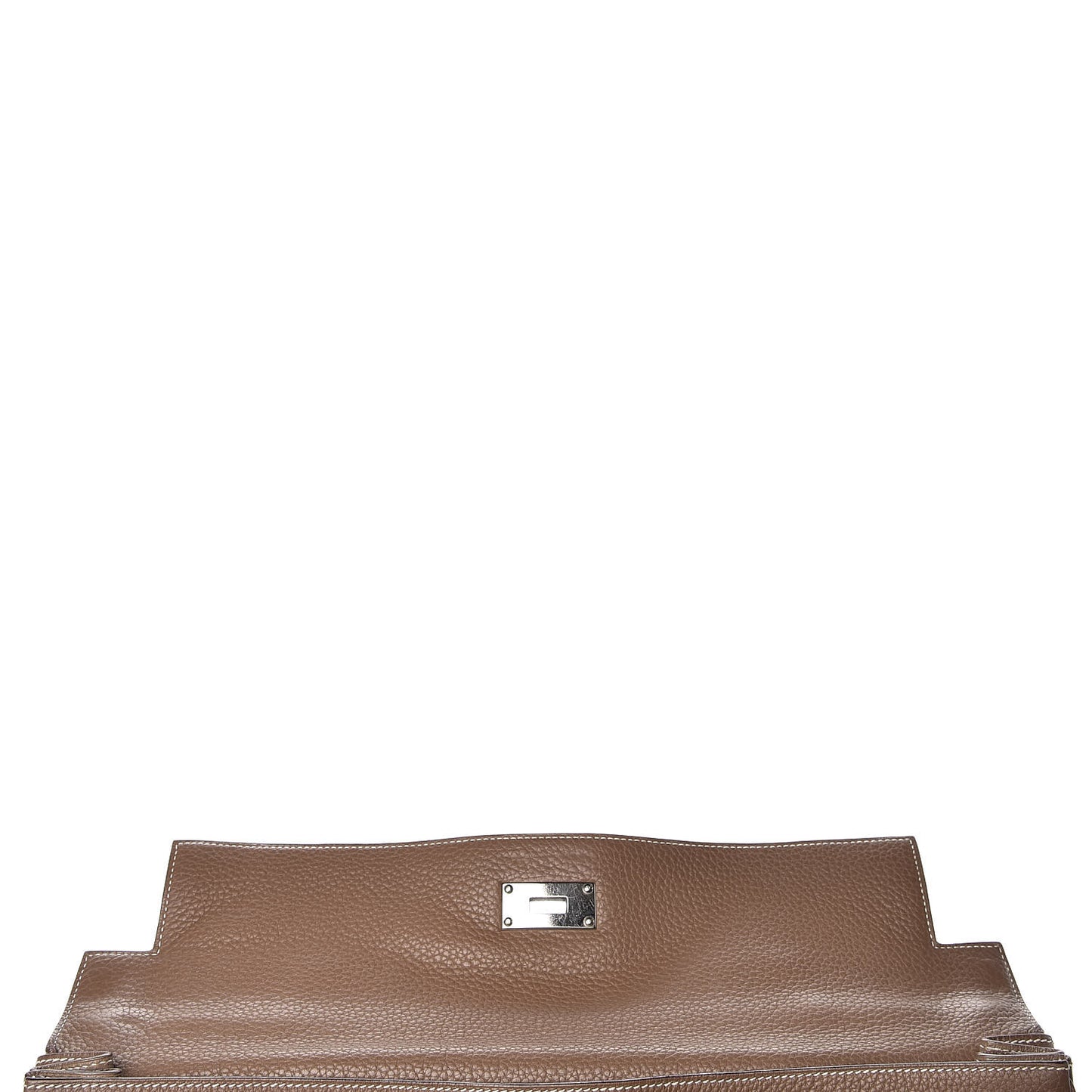 Taurillon Clemence Shoulder Kelly 40 Etoupe