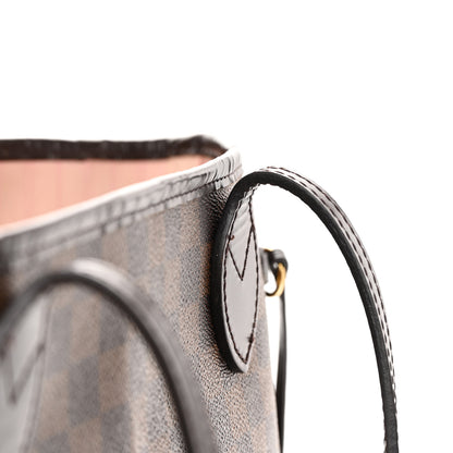 Louis Vuitton Damier Ebene Neo Neverfull MM Rose Ballerine 22 of 26