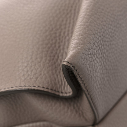 Tom Ford Pebbled Calfskin Large Alix Padlock Zip Hobo Bag Taupe 10 of 11