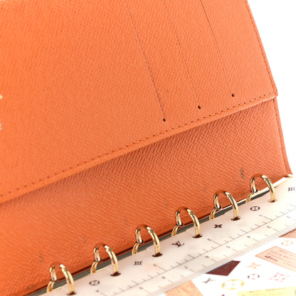 Louis Vuitton Monogram Koala Small Ring Agenda PM Orange 8 of 15