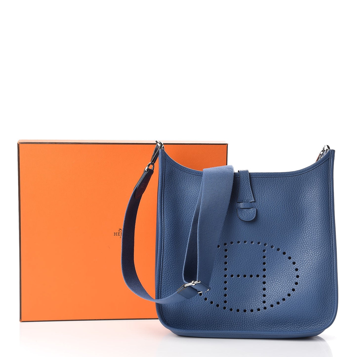 Taurillon Clemence Evelyne III PM Bleu Agate