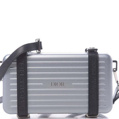 Christian Dior X RIMOWA Aluminum Personal Clutch On Strap Bleu 8 of 11