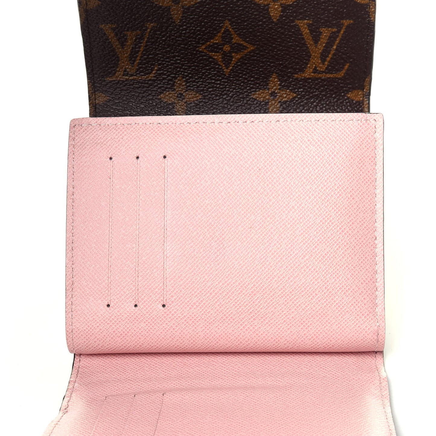 Monogram Ariane Compact Wallet Rose Ballerine