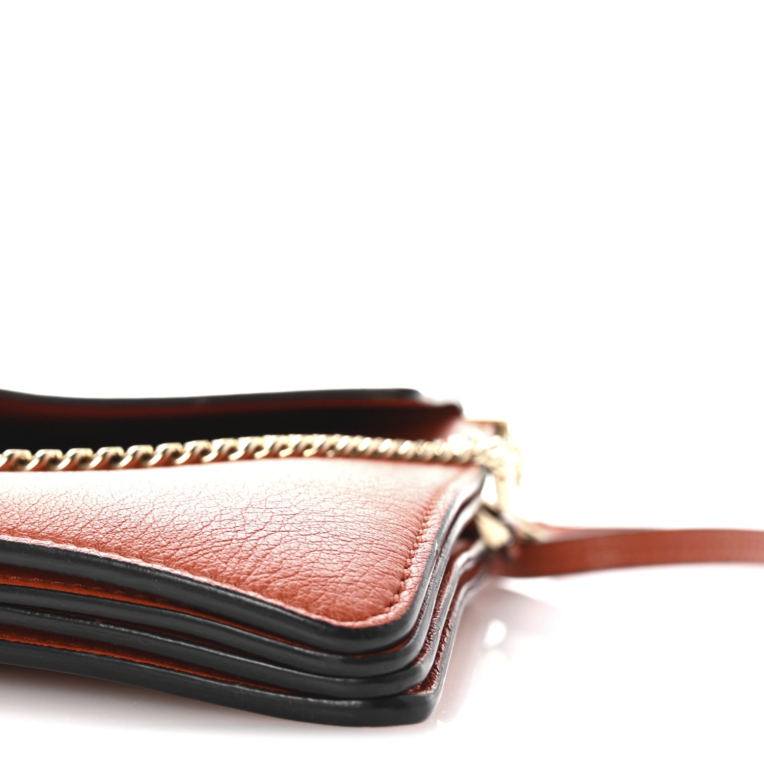 Chloe Goatskin Medium Faye Shoulder Bag Coral 10 of 10