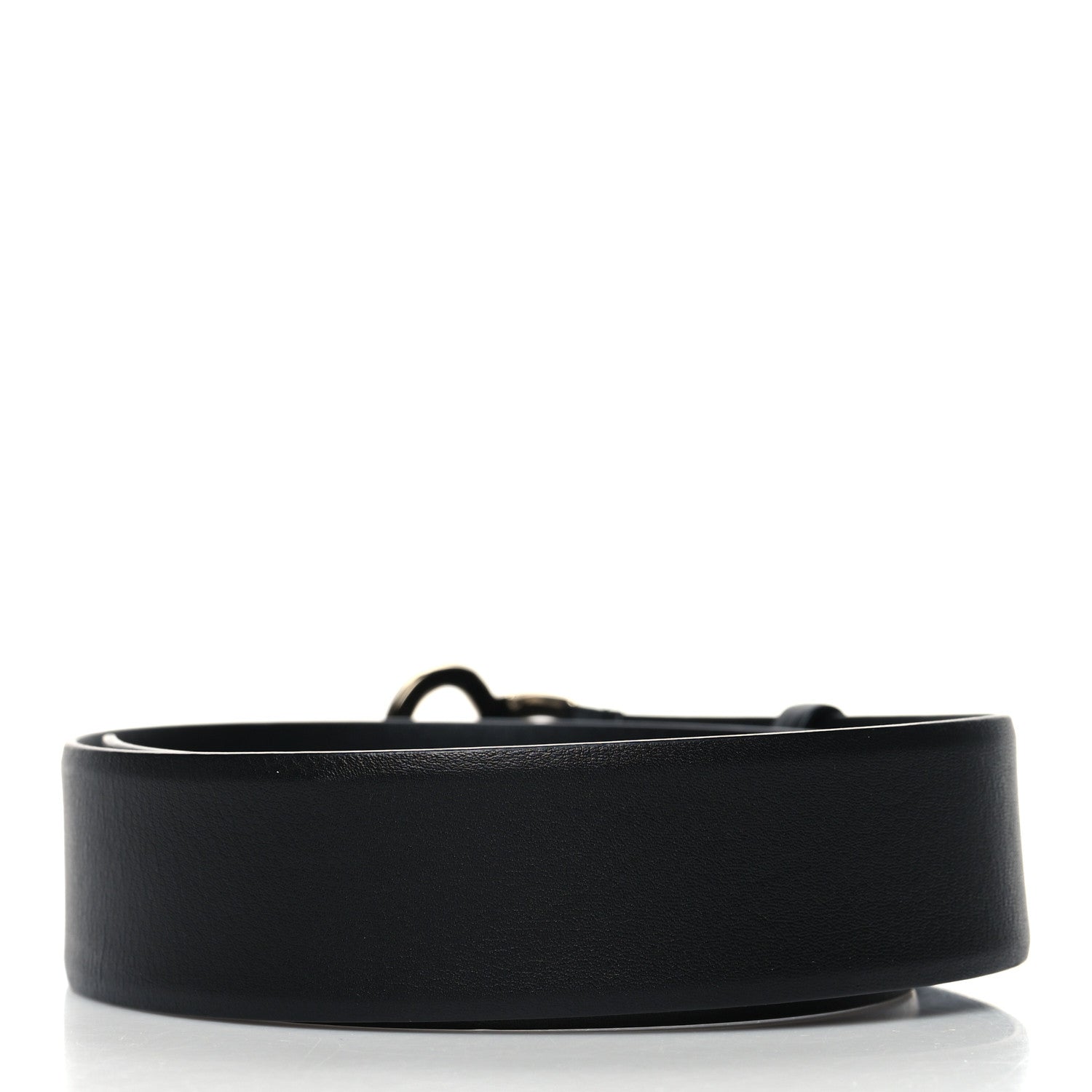 Chanel Calfskin CC Heart Coco In Love Belt 75 30 Black 2 of 7