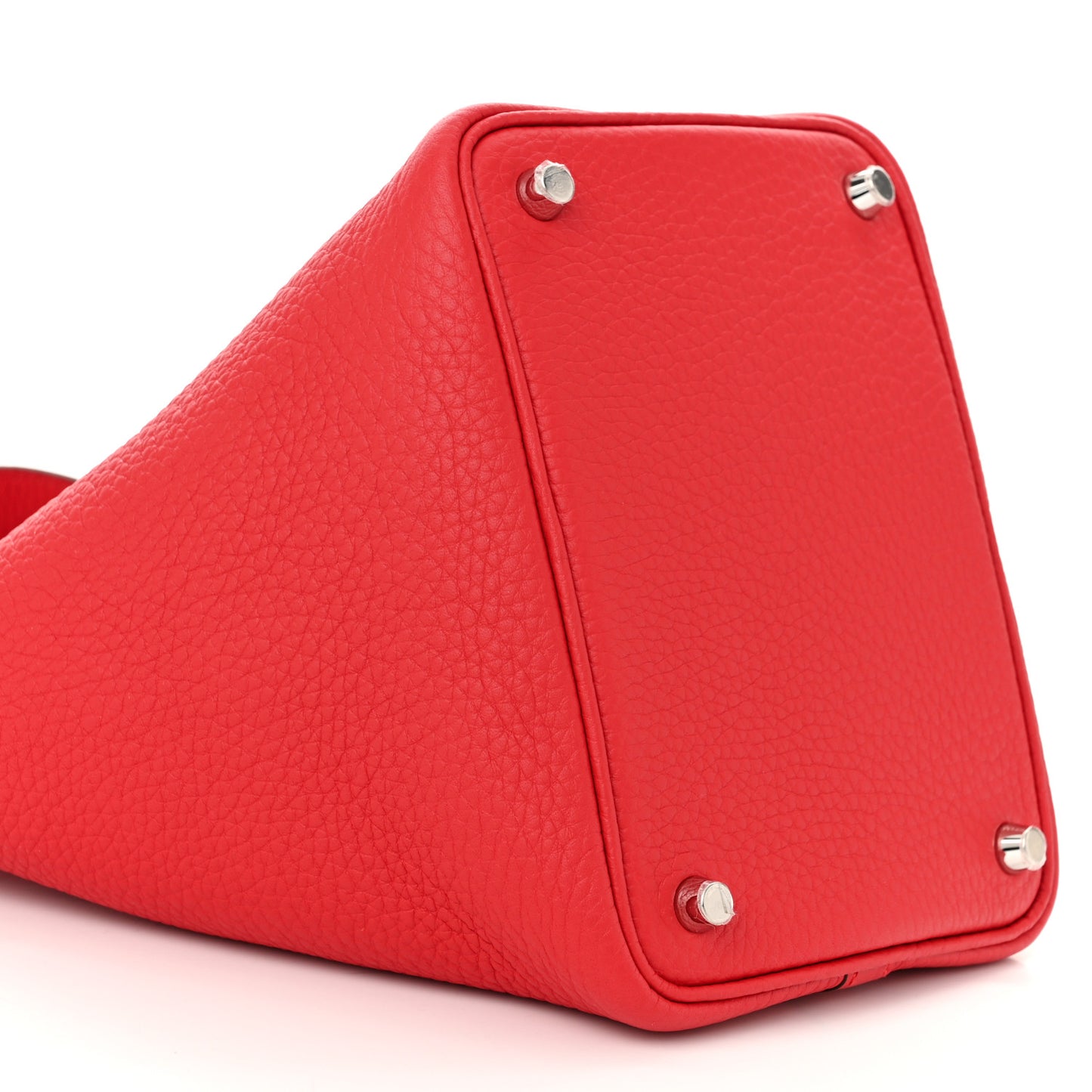 Taurillon Clemence Picotin Lock 18 Rouge Casaque