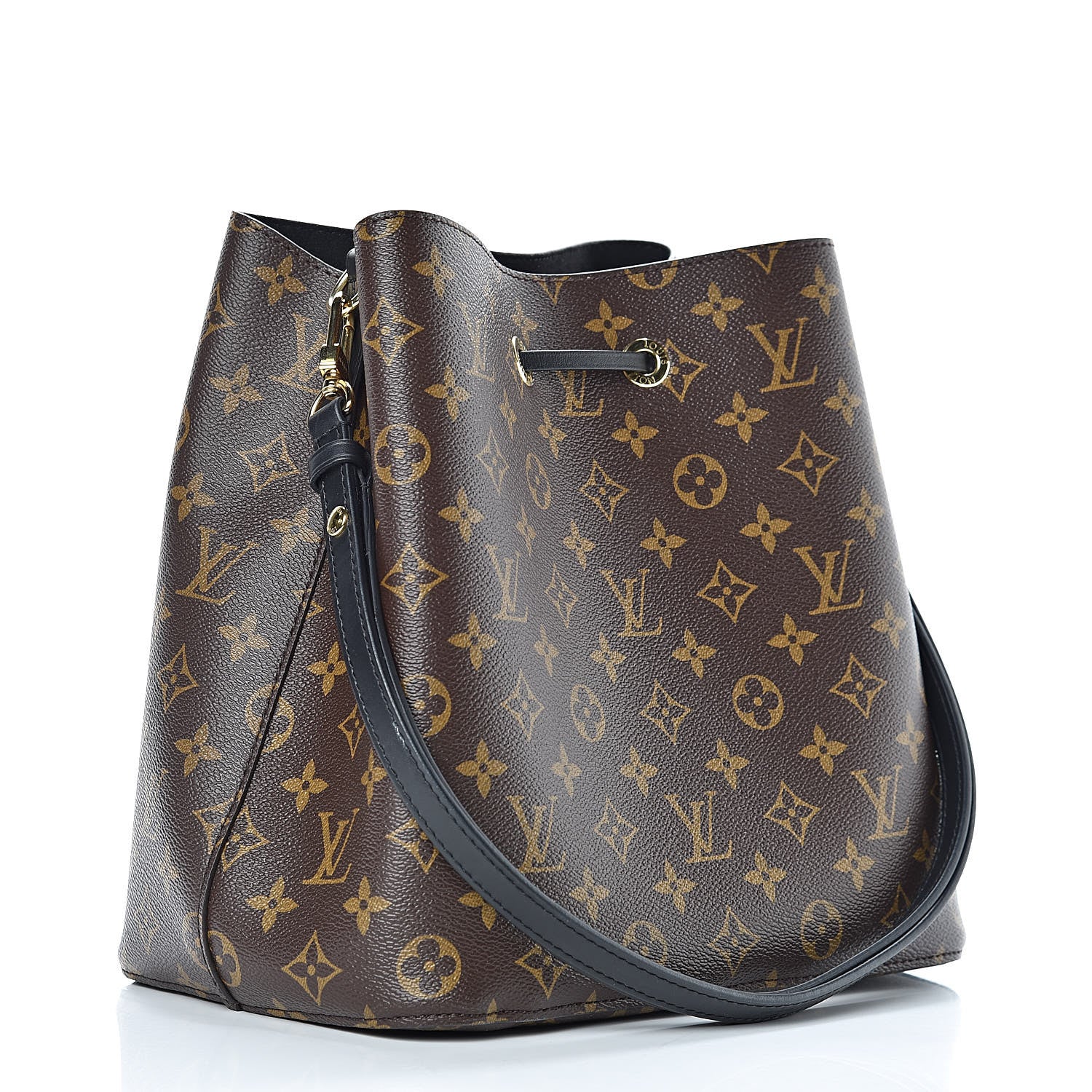 Louis Vuitton Monogram Neonoe MM Black 3 of 9