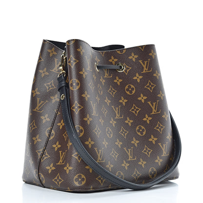 Louis Vuitton Monogram Neonoe MM Black 3 of 9