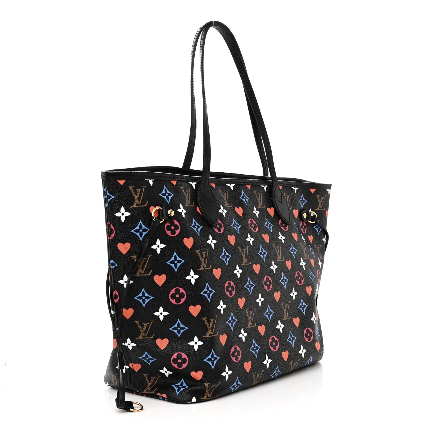 Louis Vuitton Game On Neverfull MM Black 3 of 12