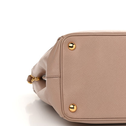 Prada Saffiano Small Galleria Double Zip Tote Cammeo 8 of 12