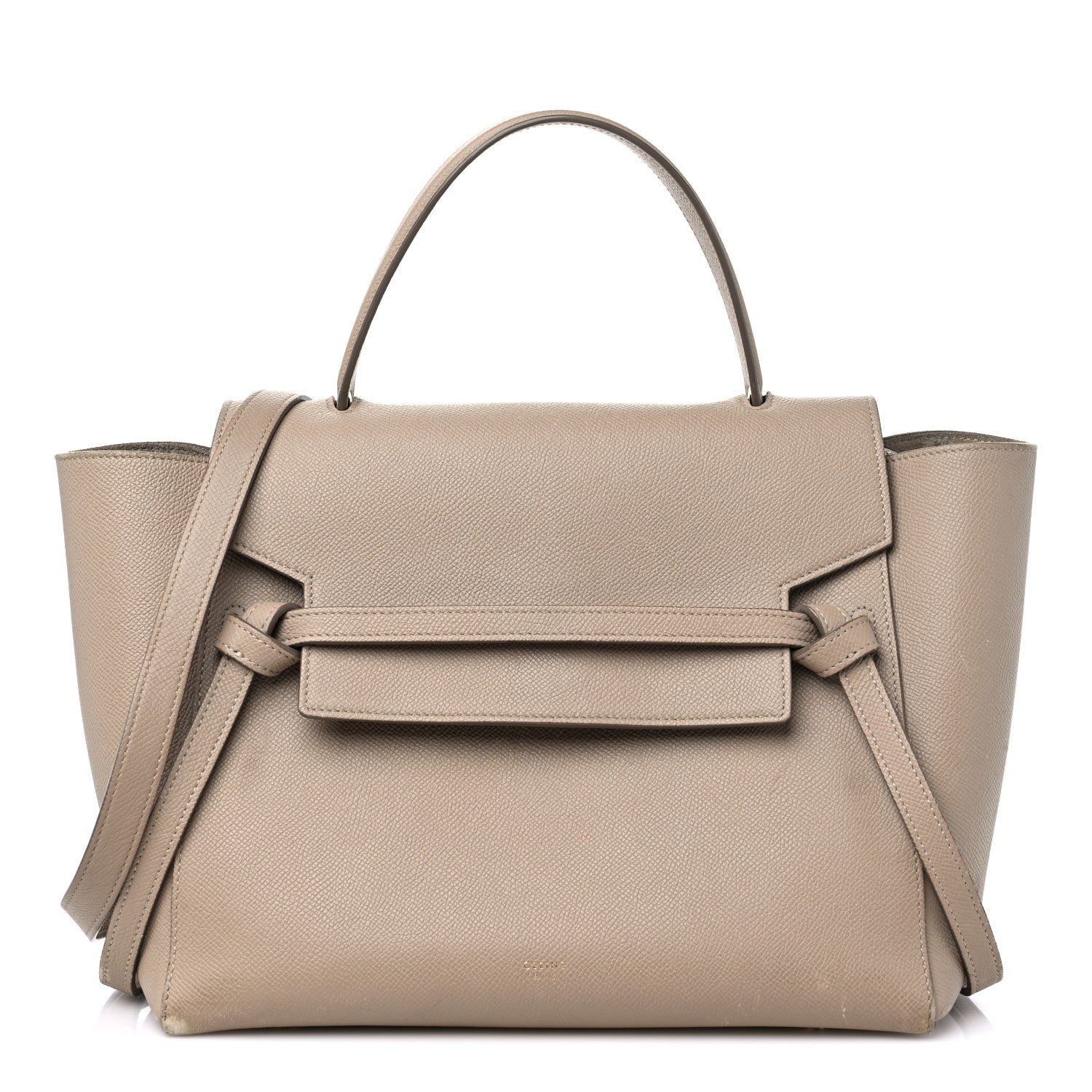 Celine Grained Calfskin Mini Belt Bag Light Taupe 1 of 23