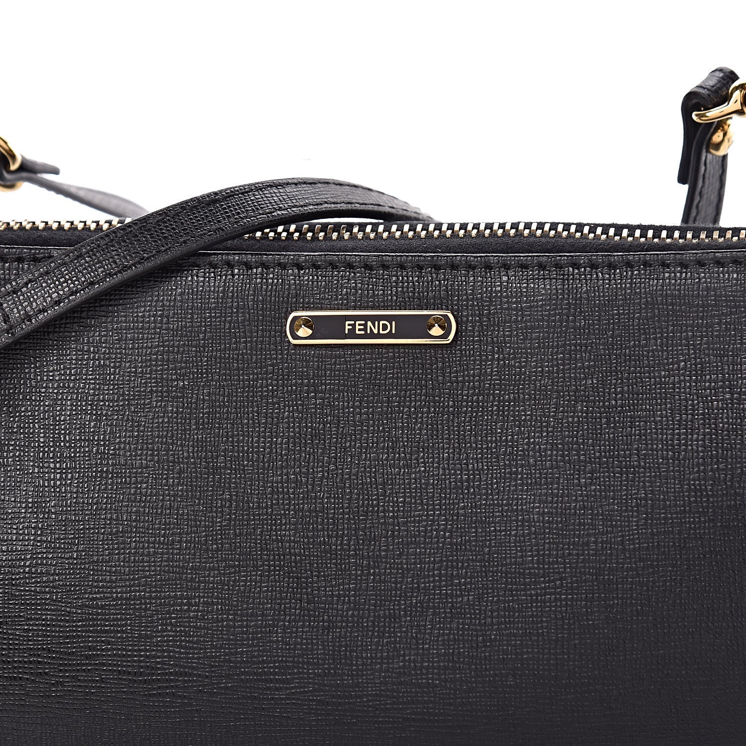 Fendi Vitello Elite Mini Pouch Crossbody Black 11 of 11