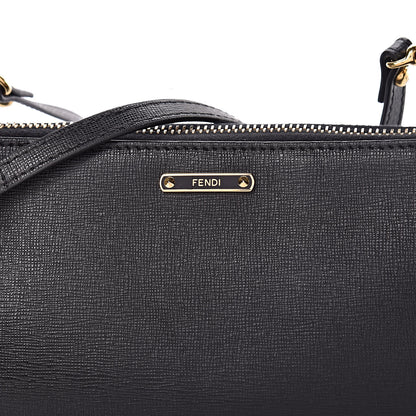 Fendi Vitello Elite Mini Pouch Crossbody Black 11 of 11