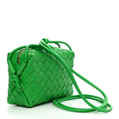 Bottega Veneta Nappa Intrecciato Mini Loop Camera Bag Parakeet 3 of 8