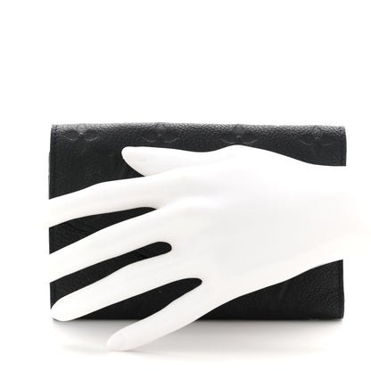 Louis Vuitton Empreinte Compact Curieuse Wallet Black 2 of 7