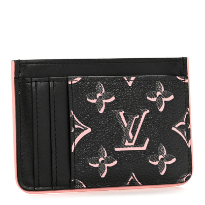 Louis Vuitton Monogram Fall for You LV Side-Up Card Holder Black 3 of 9