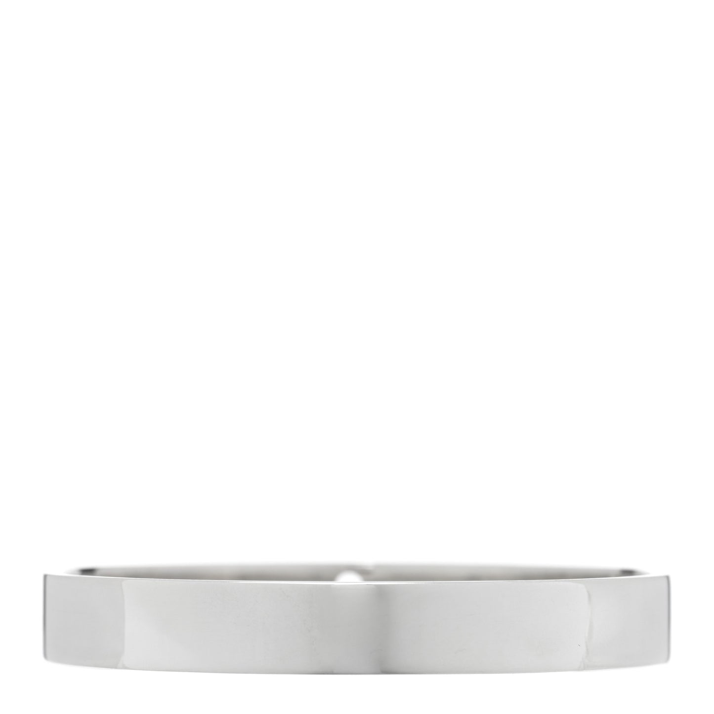 Sterling Silver Diamond Narrow Locks Bangle Bracelet