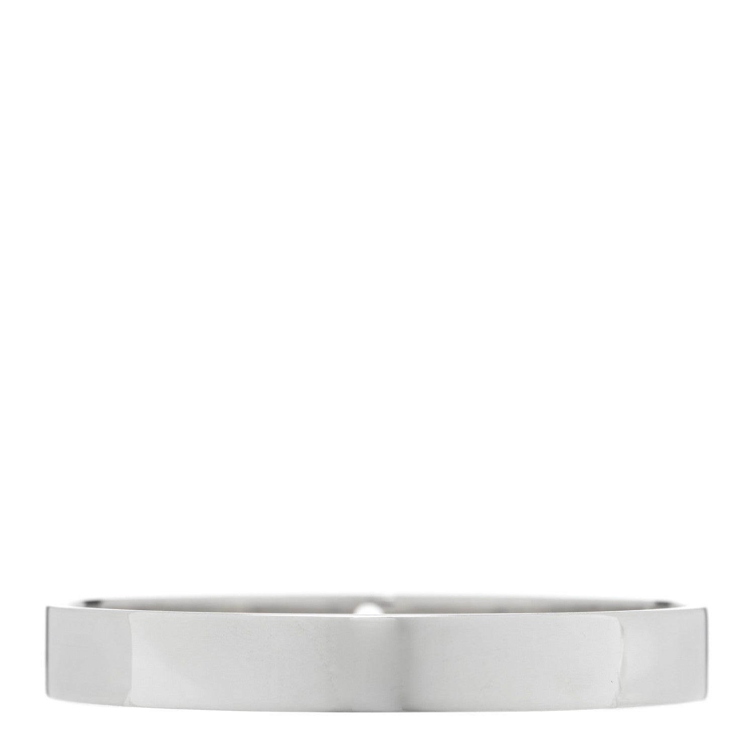 Tiffany Sterling Silver Diamond Narrow Locks Bangle Bracelet 2 of 3