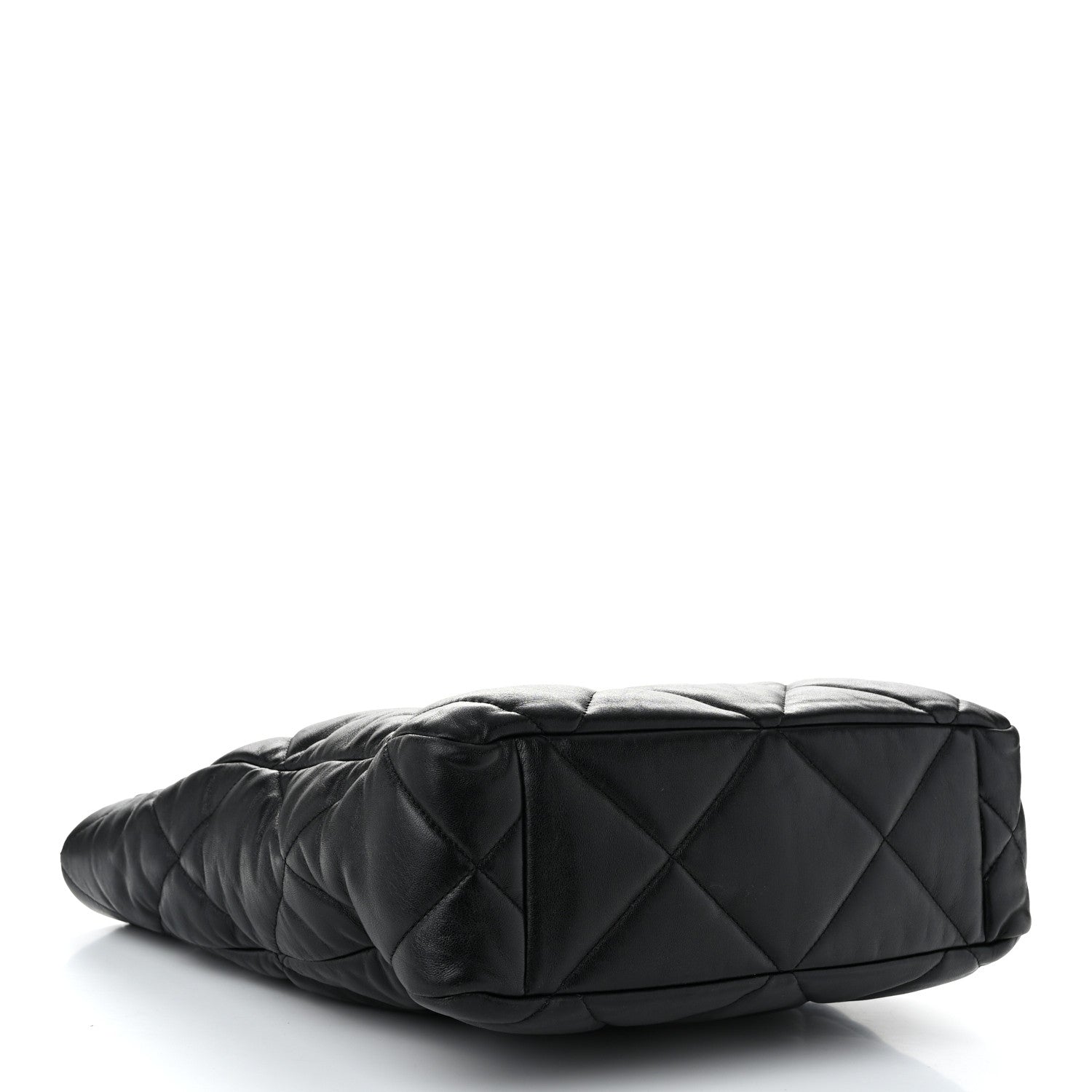 Chanel Lambskin Quilted Chanel 19 Shopping Bag Black 4 of 10