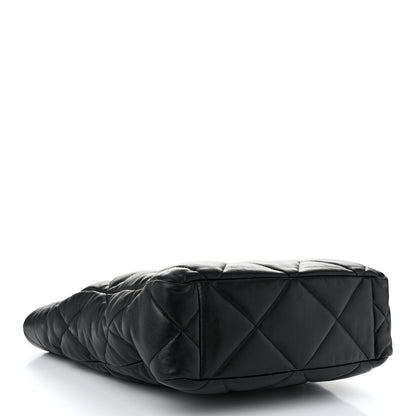 Chanel Lambskin Quilted Chanel 19 Shopping Bag Black 4 of 10