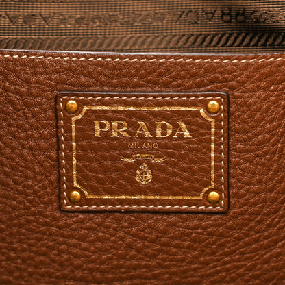 Prada Vitello Daino Tote Palissandro 5 of 12