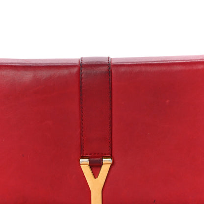 Saint Laurent Calfskin Classic Y Ligne Zip Around Wallet Red 7 of 21