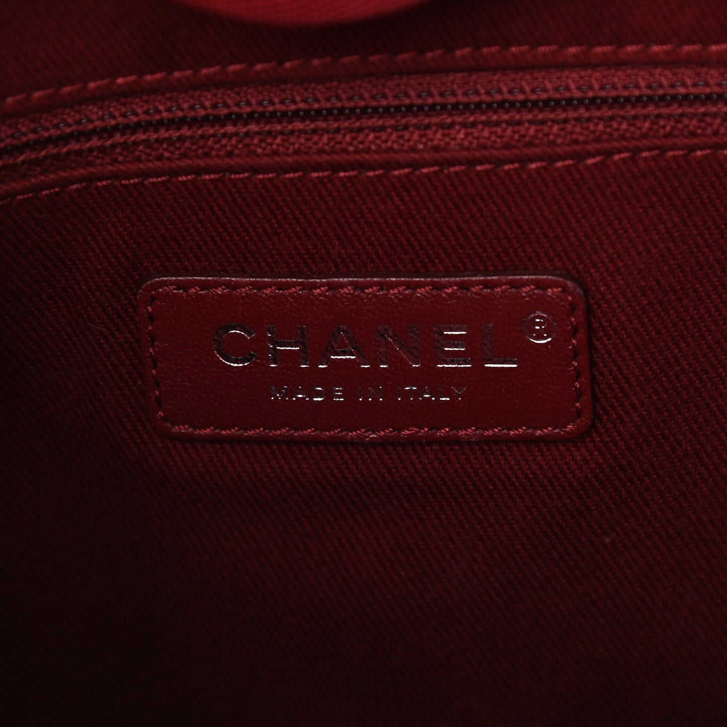 Canvas Mini Deauville Tote Red