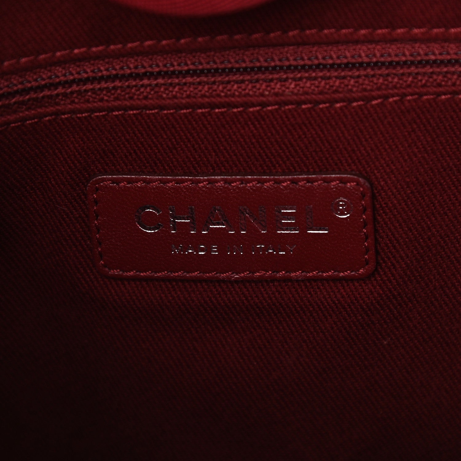 Chanel Canvas Mini Deauville Tote Red 6 of 17