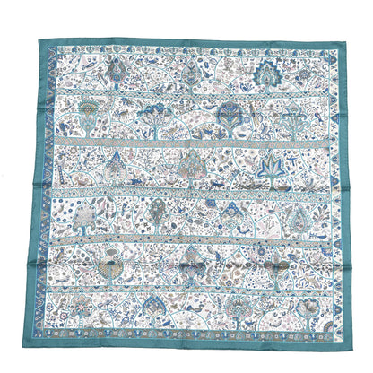 Hermes Silk Au Pays Des Oiseaux Fleurs Scarf 90 1 of 4