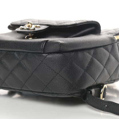 Chanel Caviar Quilted Small CC Day Backpack Black 10 of 11