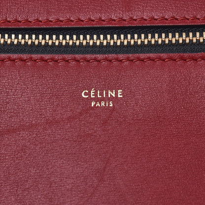 Celine Smooth Calfskin Medium Edge Shoulder Bag Red 7 of 13