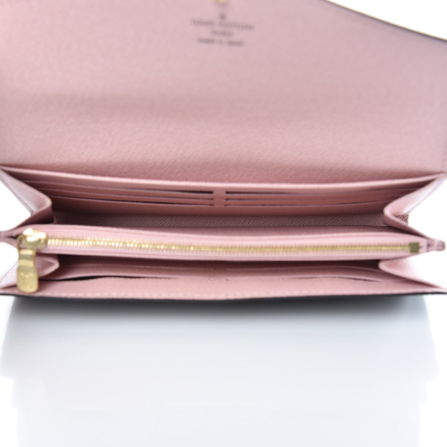 Monogram Sarah Wallet NM Rose Ballerine