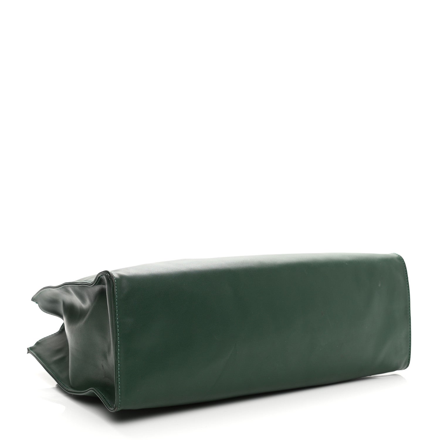 Telfar Vegan Leather Large Shopping Bag Dark Olive 4 of 13