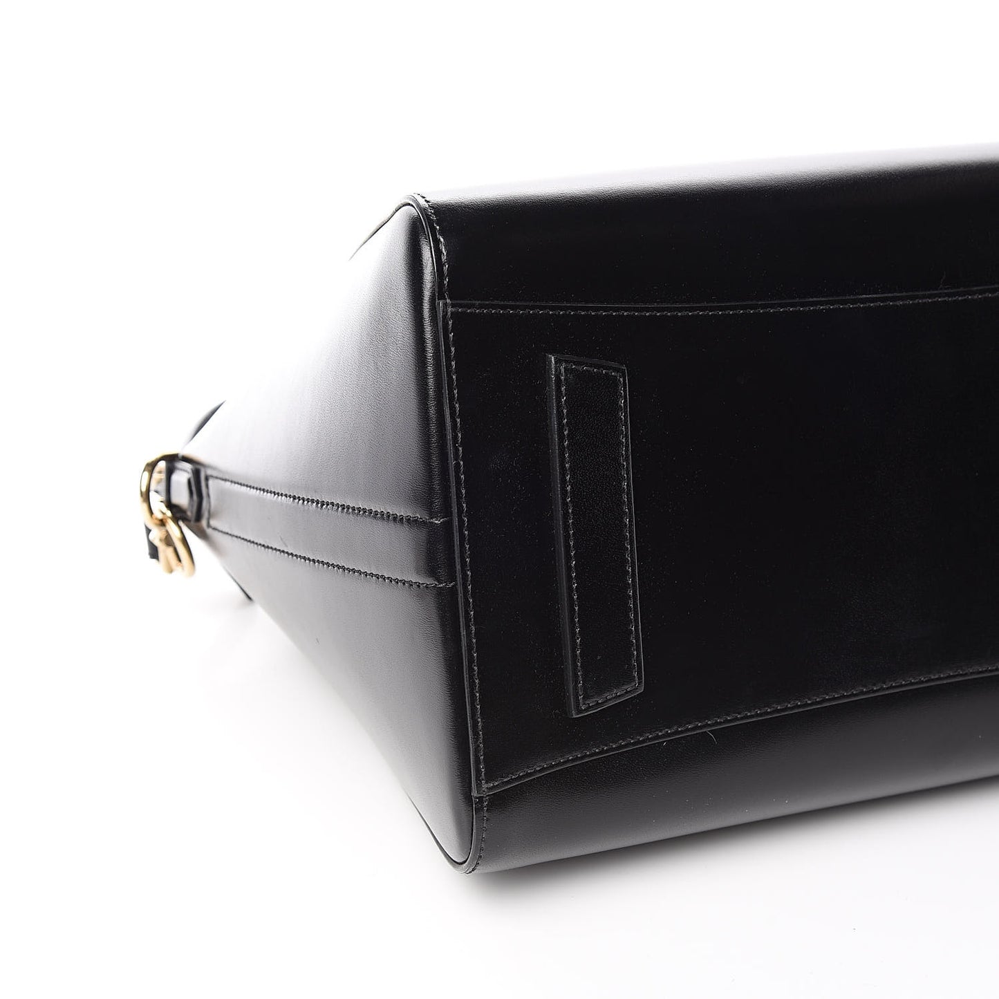 Shiny Lord Calfskin Medium Antigona Black