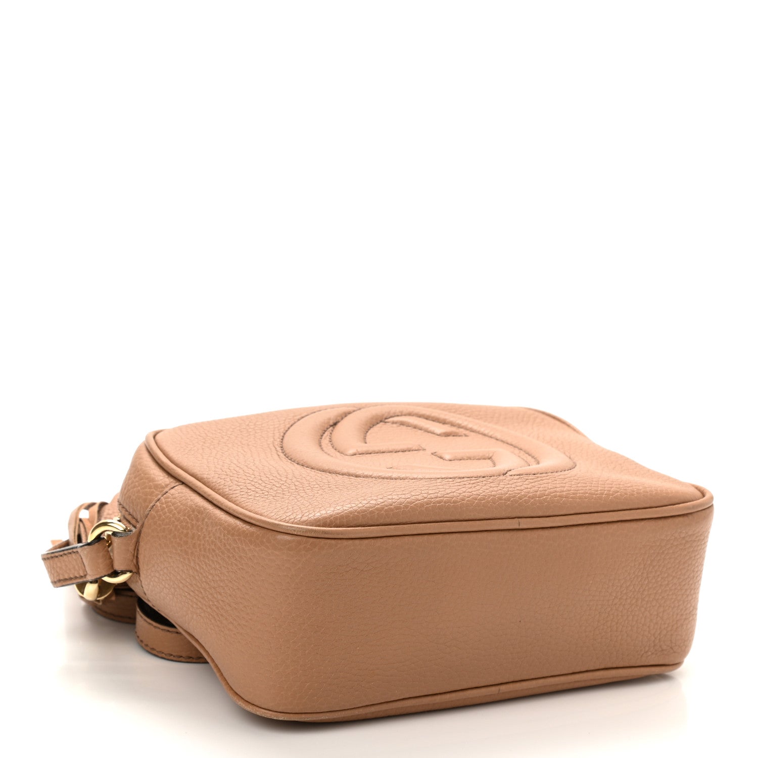 Gucci Pebbled Calfskin Small Soho Disco Bag Camelia 4 of 11