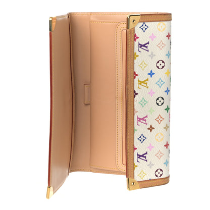 Louis Vuitton Monogram Multicolor Porte Tresor International Wallet White 5 of 10