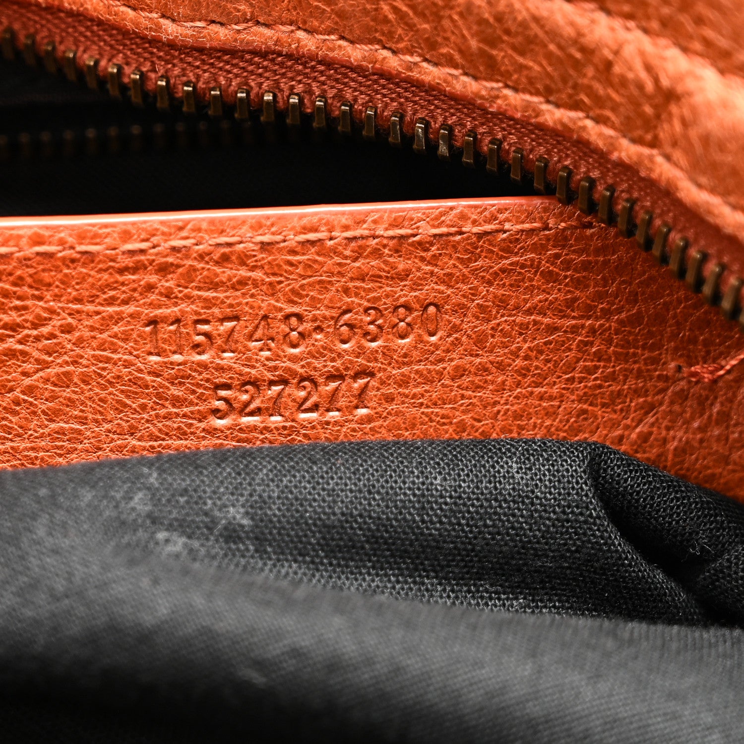 Balenciaga Agneau Classic Hardware City Orange Brulee 8 of 11