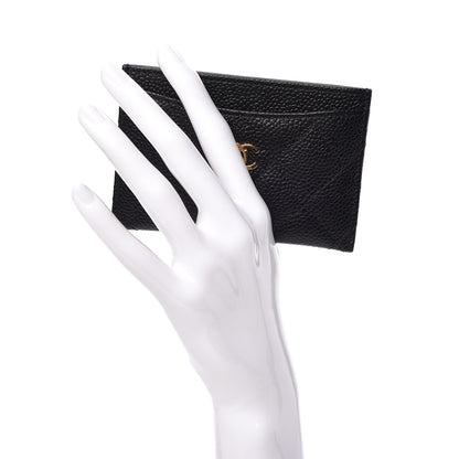 Chanel Caviar Quilted Card Holder Black 2 of 9