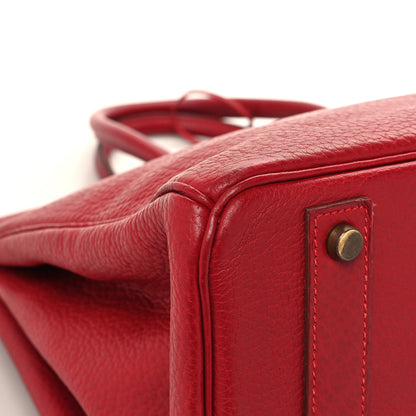 Hermes Fjord Birkin 40 Rouge 11 of 18