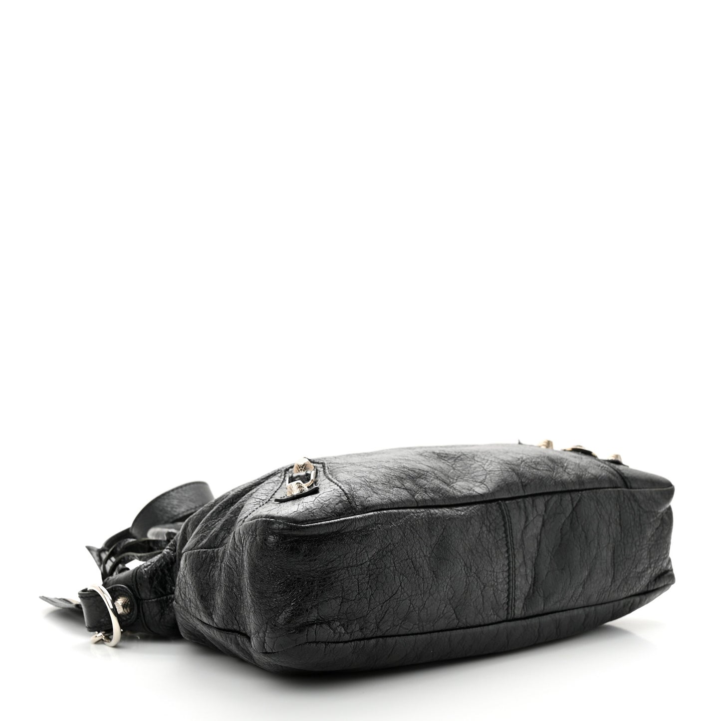 Agneau Giant 12 Silver Hardware Town Black