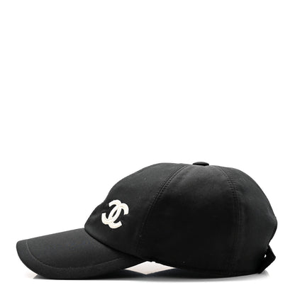 Chanel Cotton CC Cap Hat Black 4 of 11