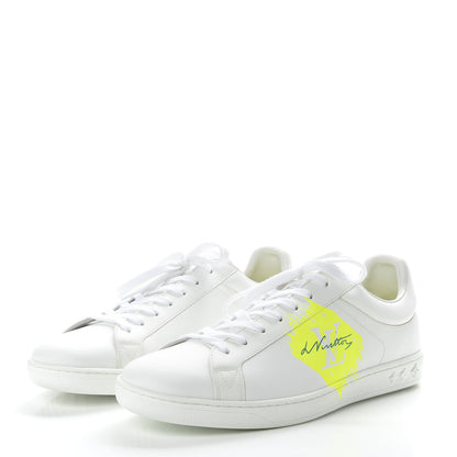 Louis Vuitton Calfskin Mens Luxembourg Sneakers 8 Yellow 3 of 12