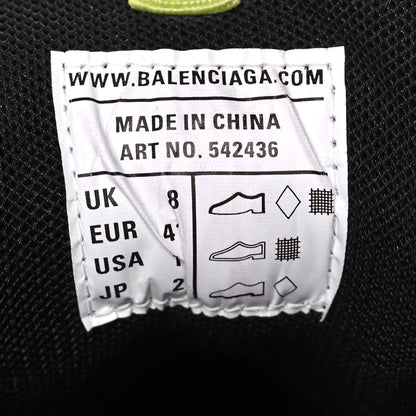 Balenciaga Mesh Nylon Worn Out Effect Womens Track Sneakers 41 White Fluo Yellow 8 of 9