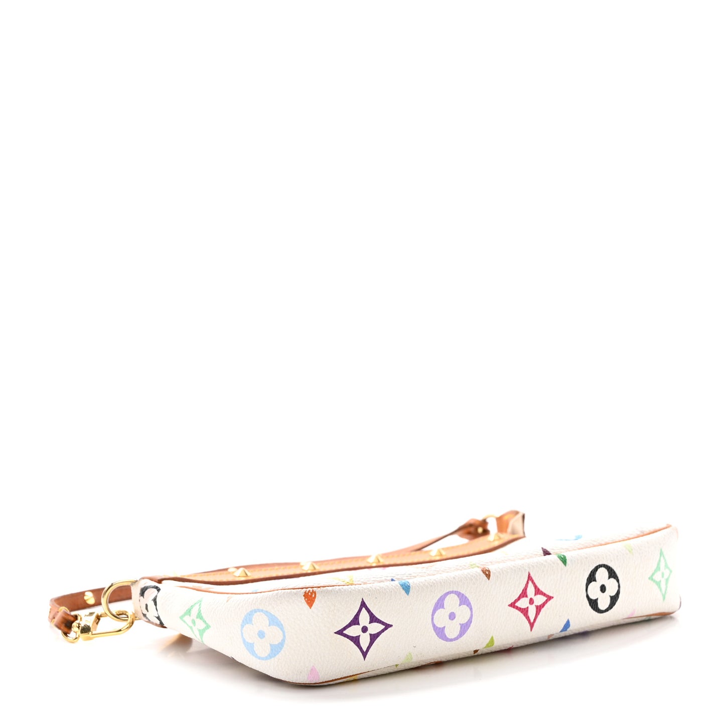 Monogram Multicolor Pochette Accessories White