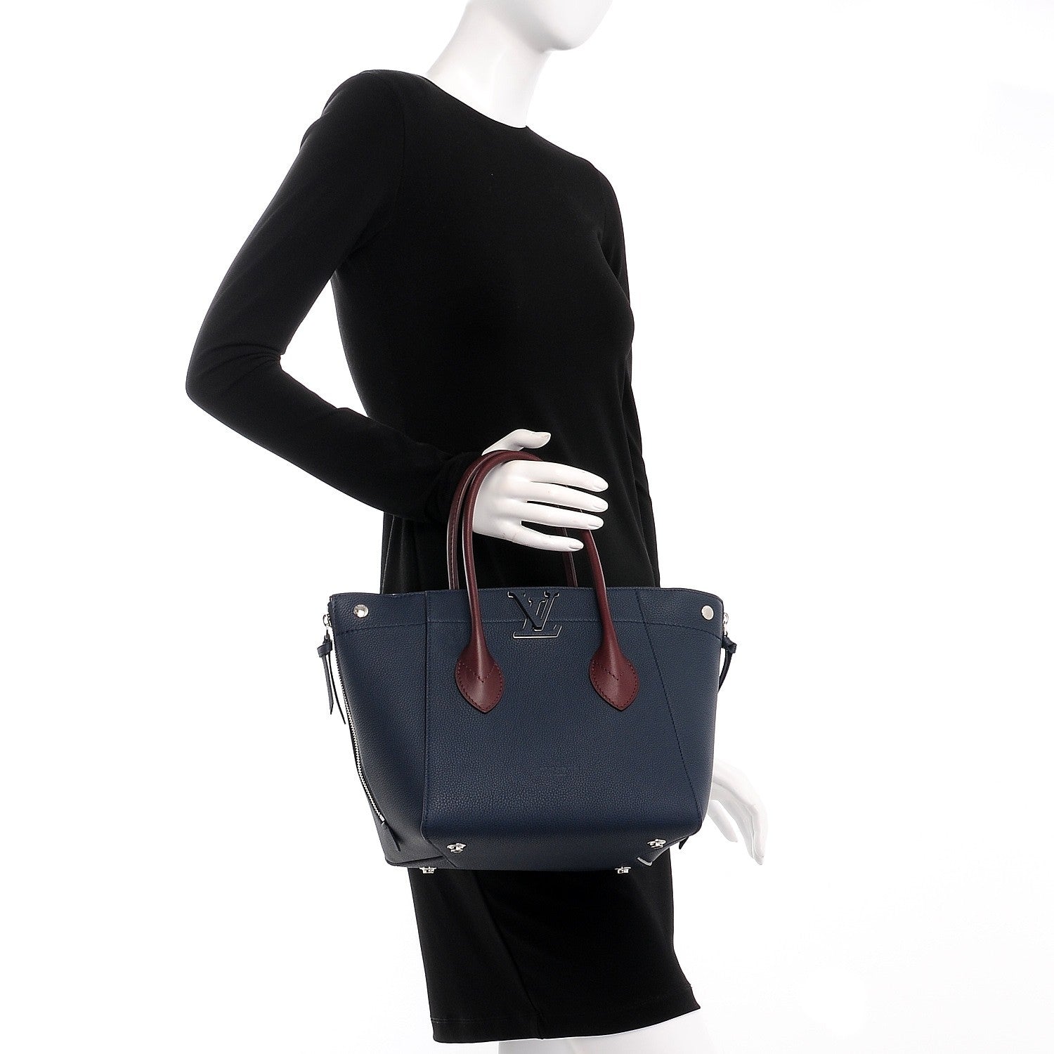 Louis Vuitton Calfskin Freedom Navy 3 of 8