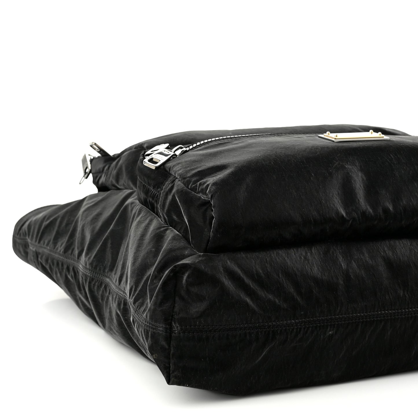 Nylon Sicilia DNA Messenger Tote Bag Black