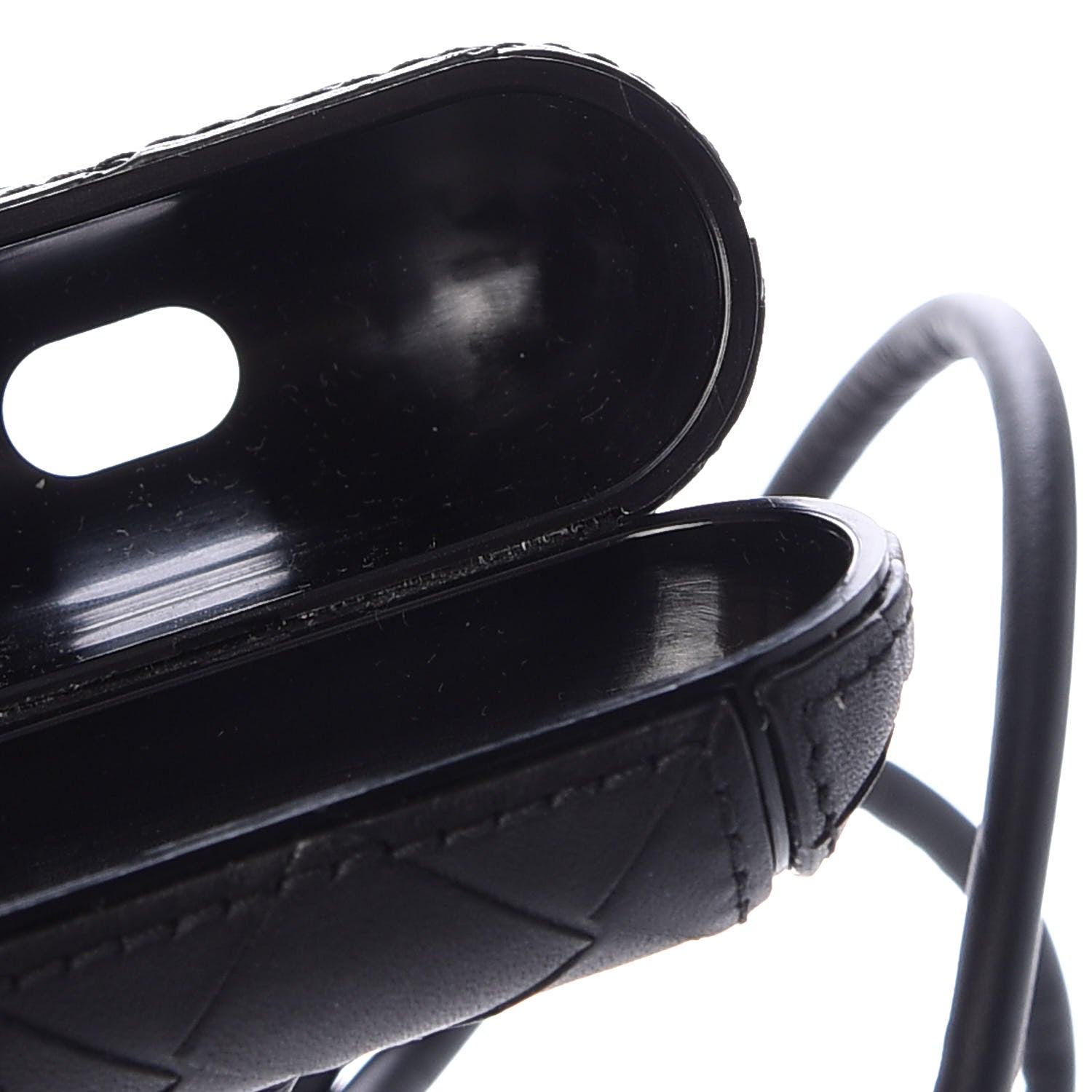 Bottega Veneta Nappa Intrecciato Airpods Pro Case Black 5 of 8