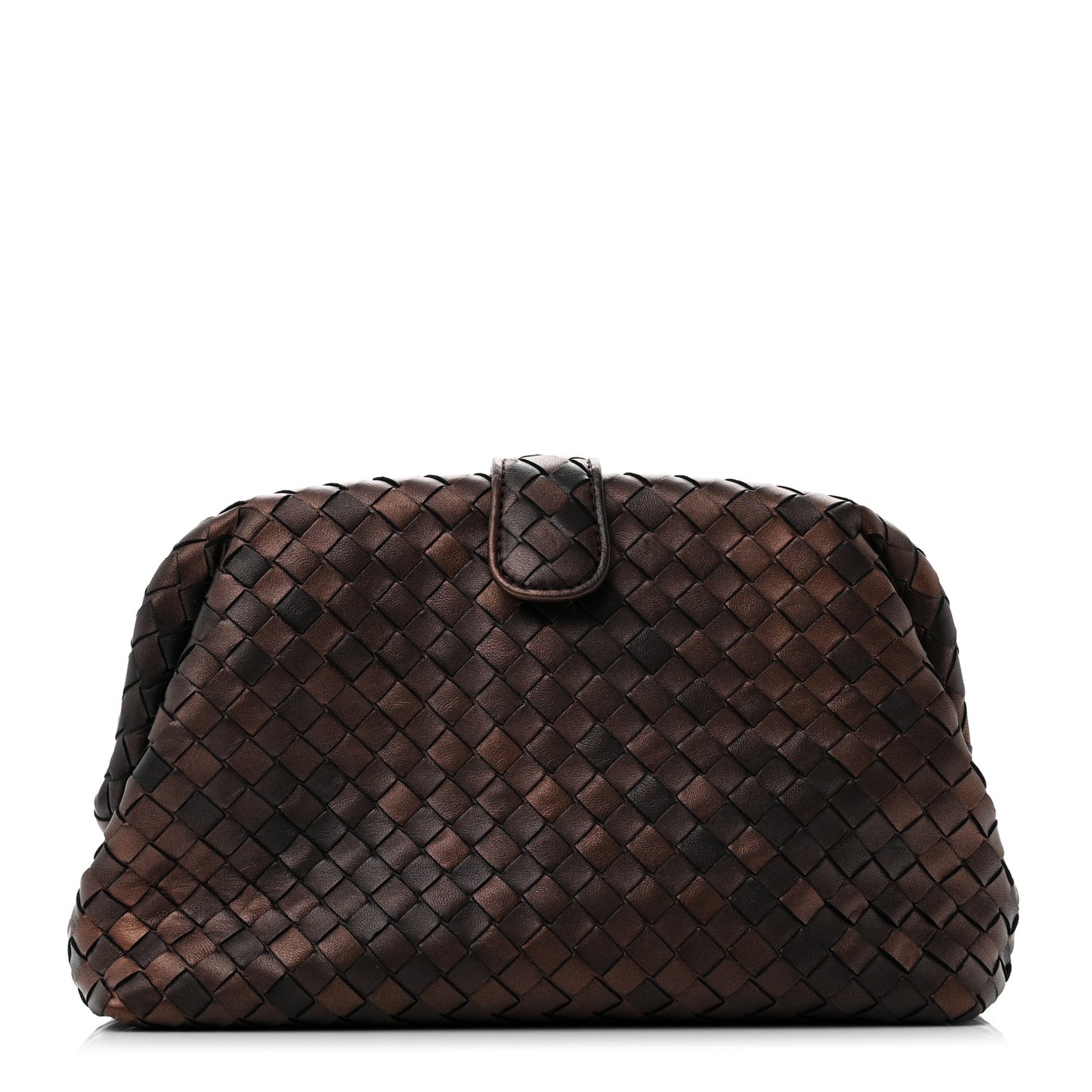 Nappa Intrecciato The Lauren 1980 Clutch Dark Bronze
