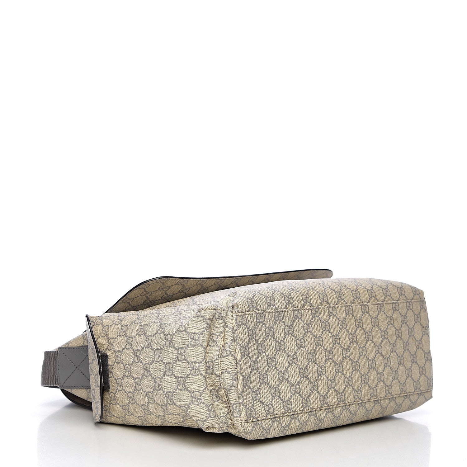 Gucci GG Plus Monogram Messenger Diaper Bag Ecru Grigio 4 of 12