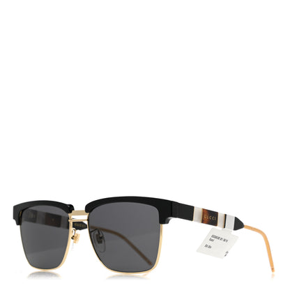 Gucci Squared Aviator GG Sunglasses GG0603S Black 1 of 7